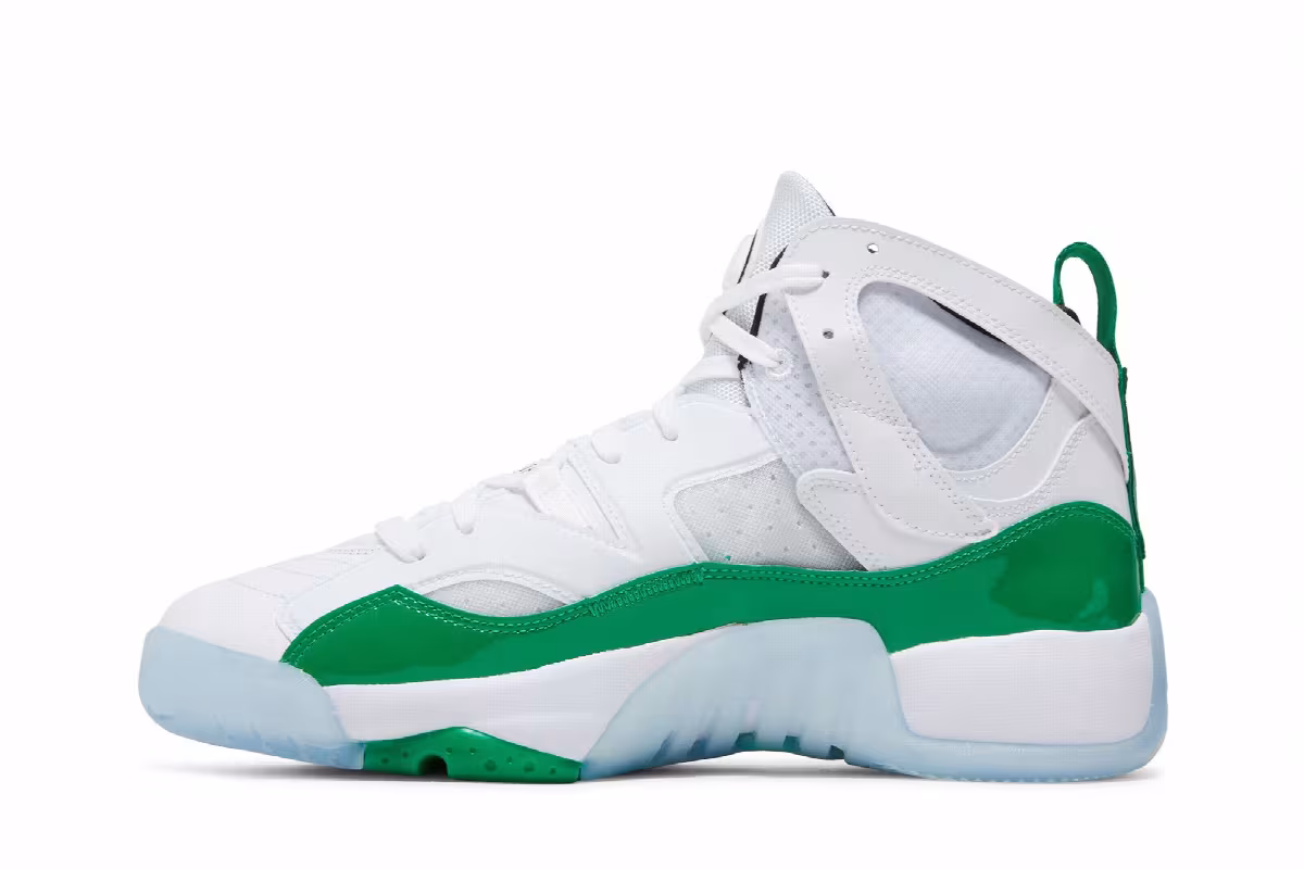 Air Jordan Jumpman Two Trey White Lucky Green, view 4