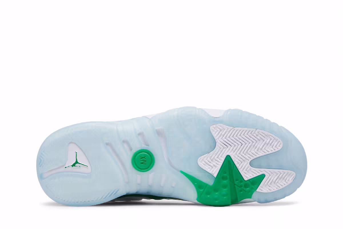 Air Jordan Jumpman Two Trey White Lucky Green, view 5