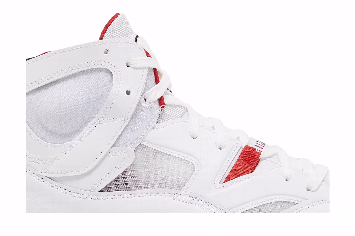 Air Jordan Jumpman Two Trey White University Red, view 3