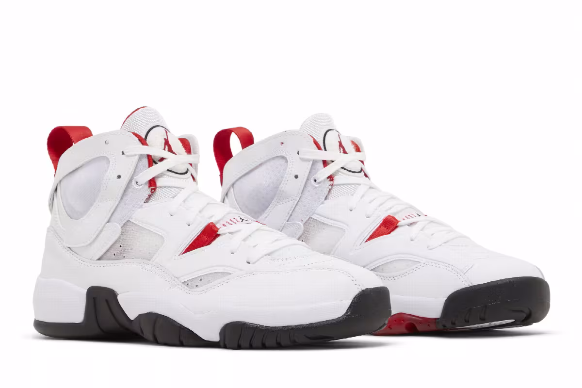 Air Jordan Jumpman Two Trey White University Red, view 9