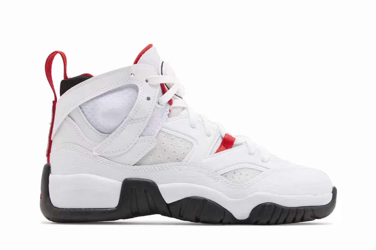 Air Jordan Jumpman Two Trey GS White Black Red, view 2