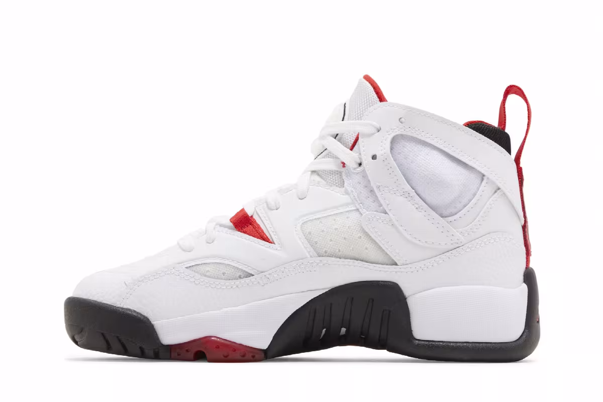 Air Jordan Jumpman Two Trey GS White Black Red, view 4