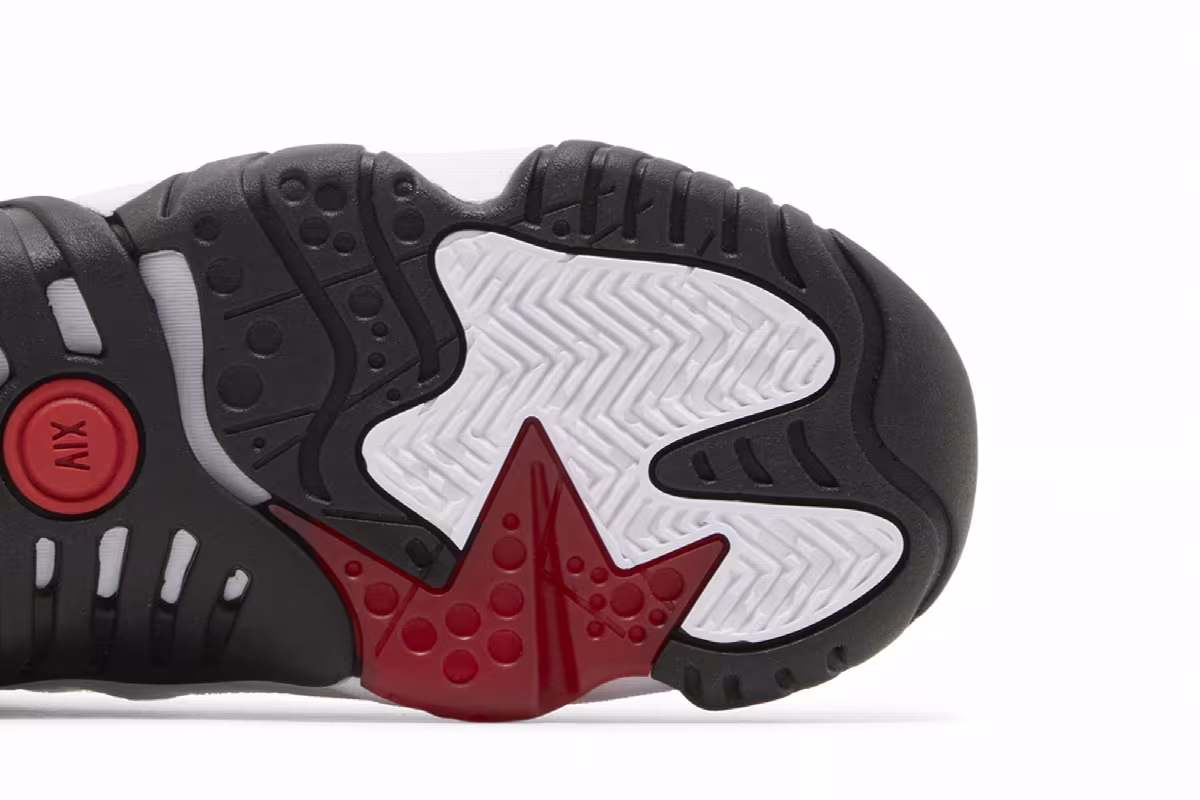 Air Jordan Jumpman Two Trey GS White Black Red, view 6