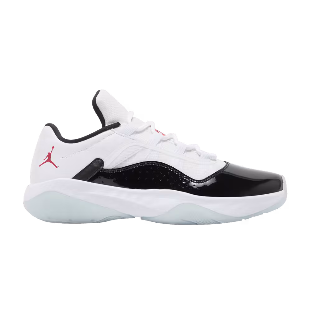 Women's Air Jordan 11 CMFT Low White Black Blue Tint