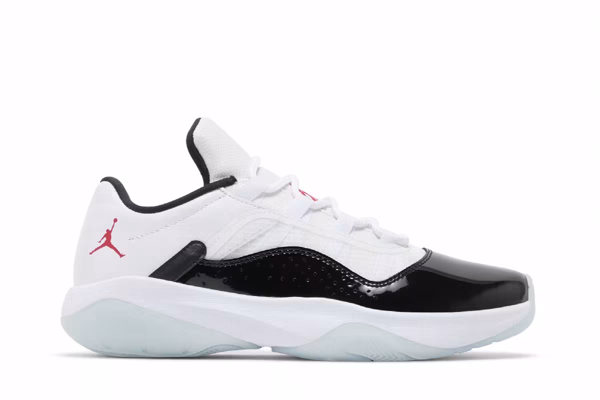 Women's Air Jordan 11 CMFT Low White Black Blue Tint, view 2