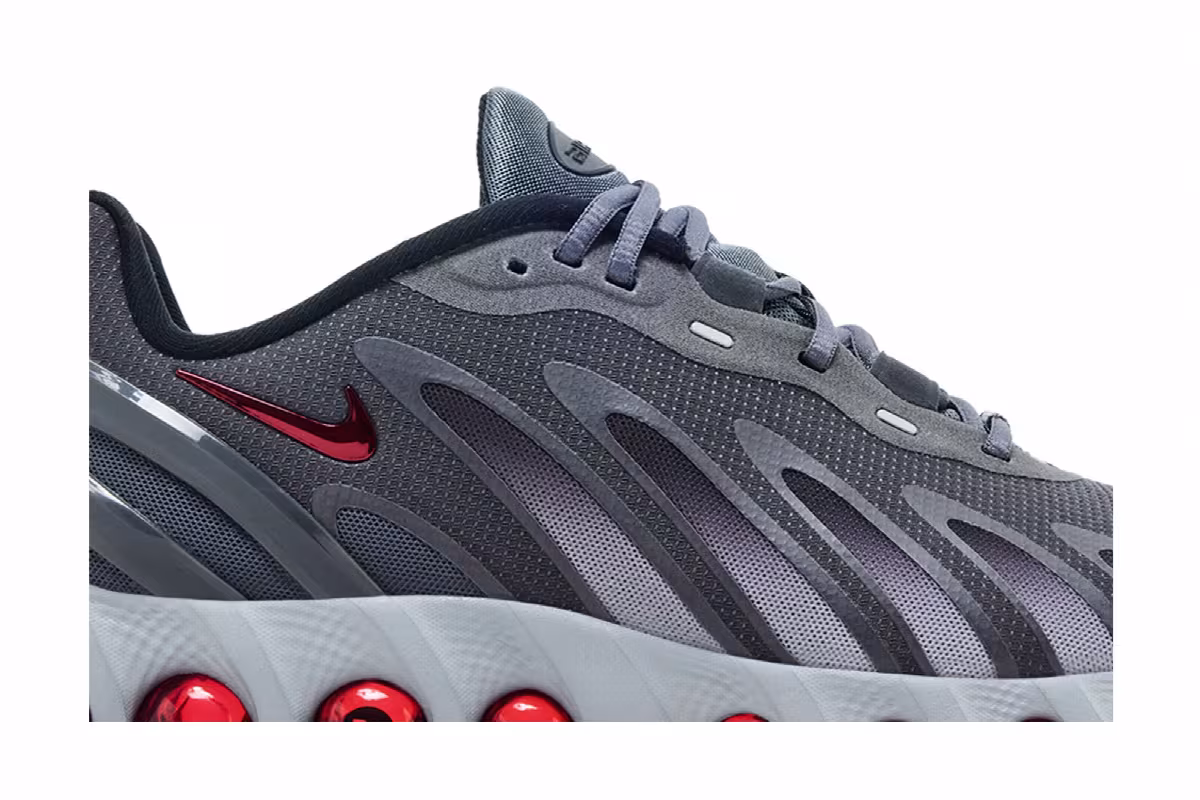 Nike Air Max DN8 Iron Grey Bright Crimson, view 3