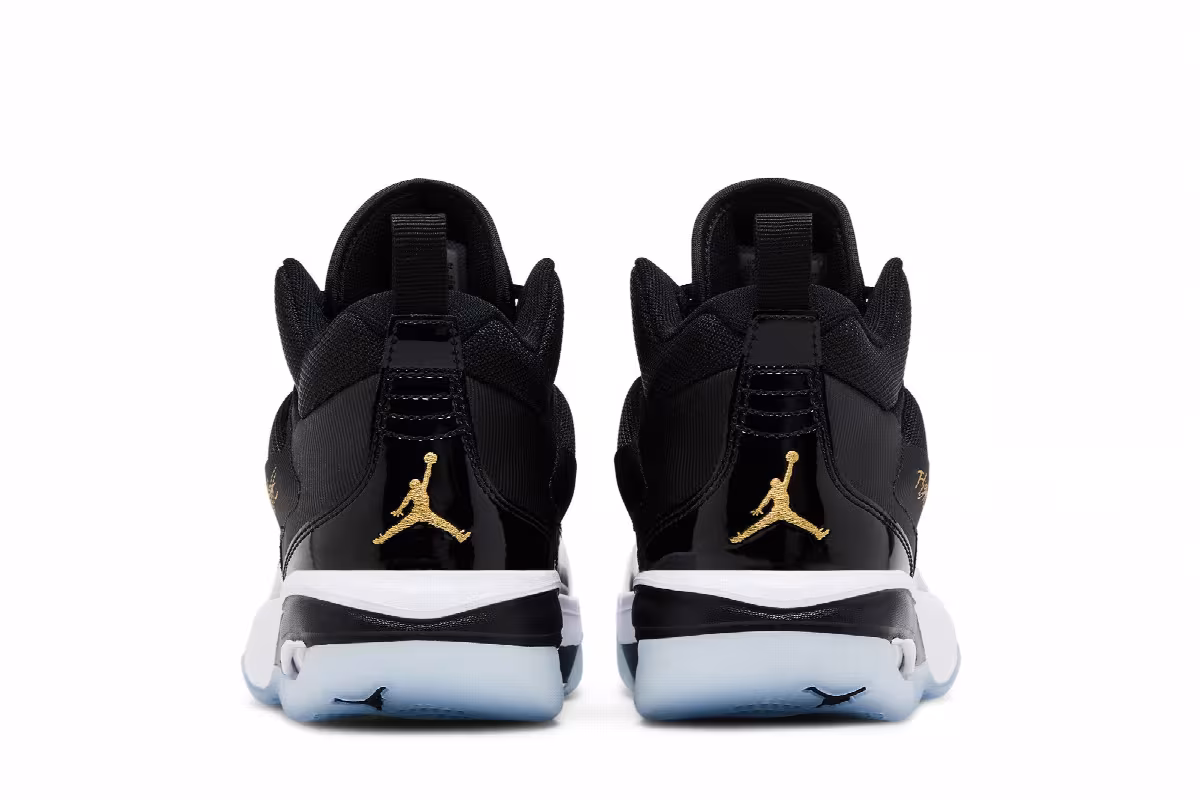 Air Jordan Stay Loyal 3 Black White Metallic Gold, view 7