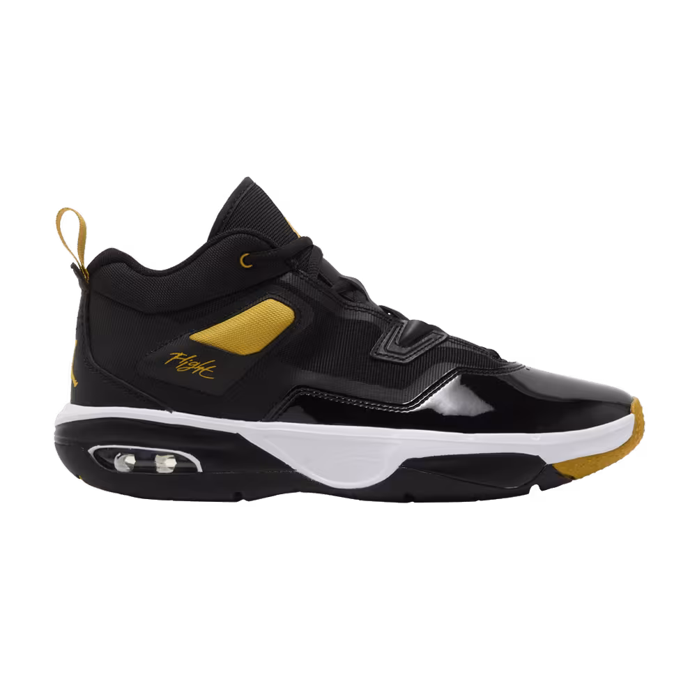 Air Jordan Stay Loyal 3 Black Yellow Ochre