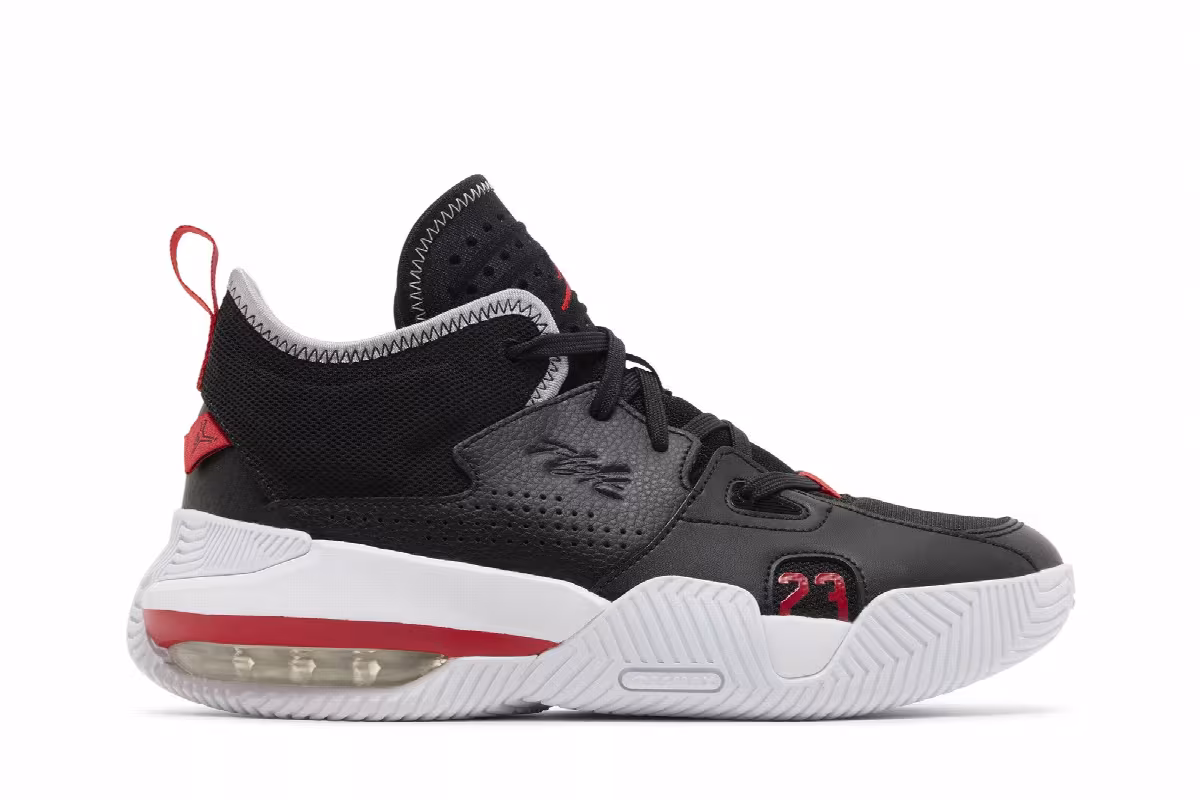 Air Jordan Stay Loyal 2 GS Black University Red, view 2