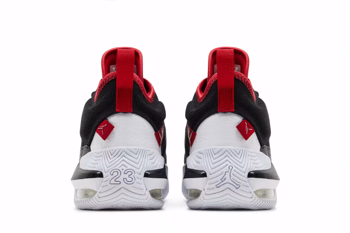Air Jordan Stay Loyal 2 Black White Gym Red, view 7