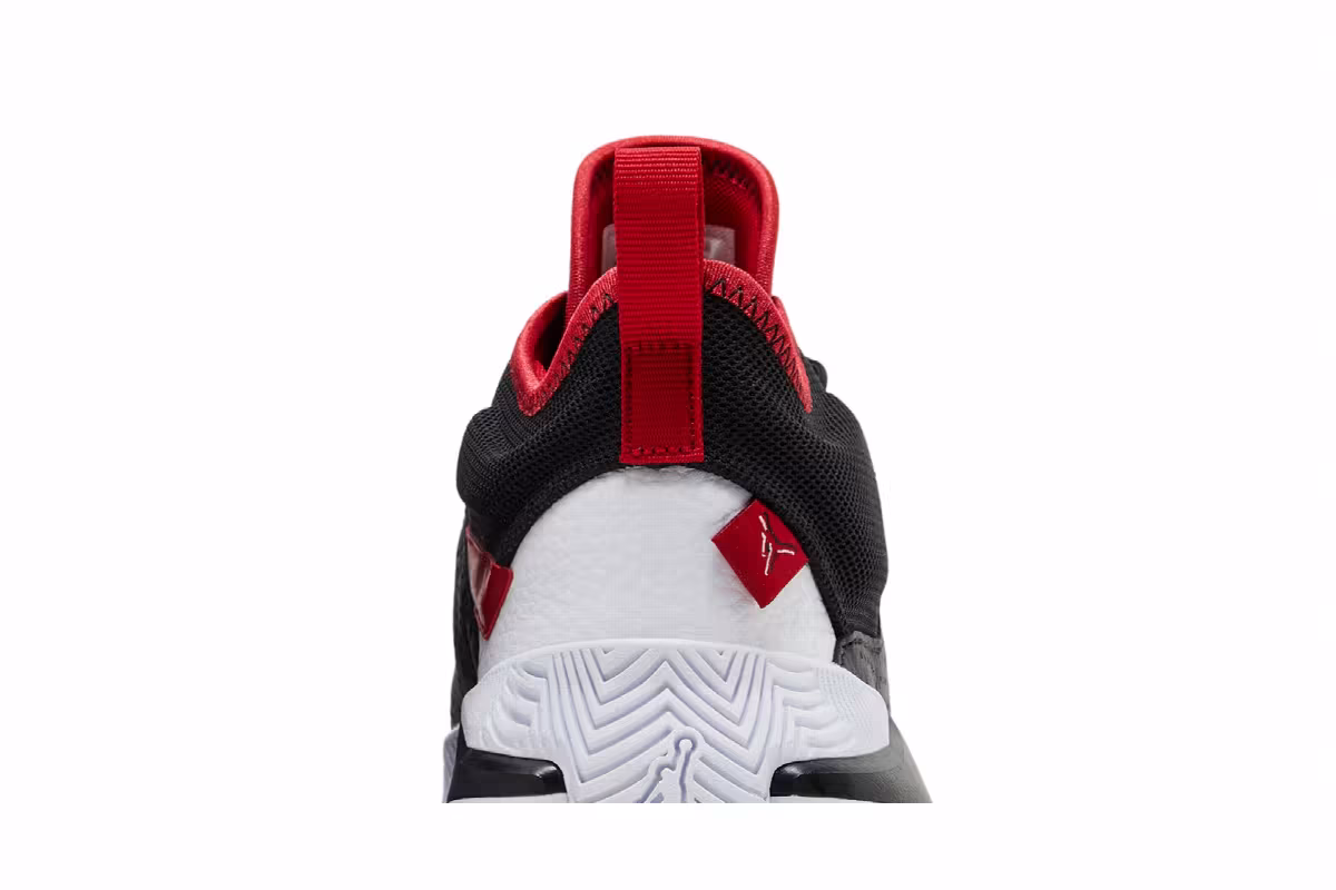Air Jordan Stay Loyal 2 Black White Gym Red, view 8