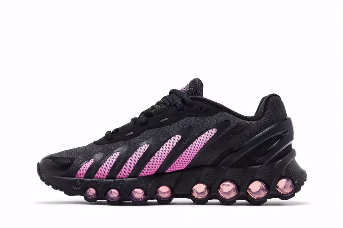 Nike Women's Air Max DN8 Black Playful Pink, view 4