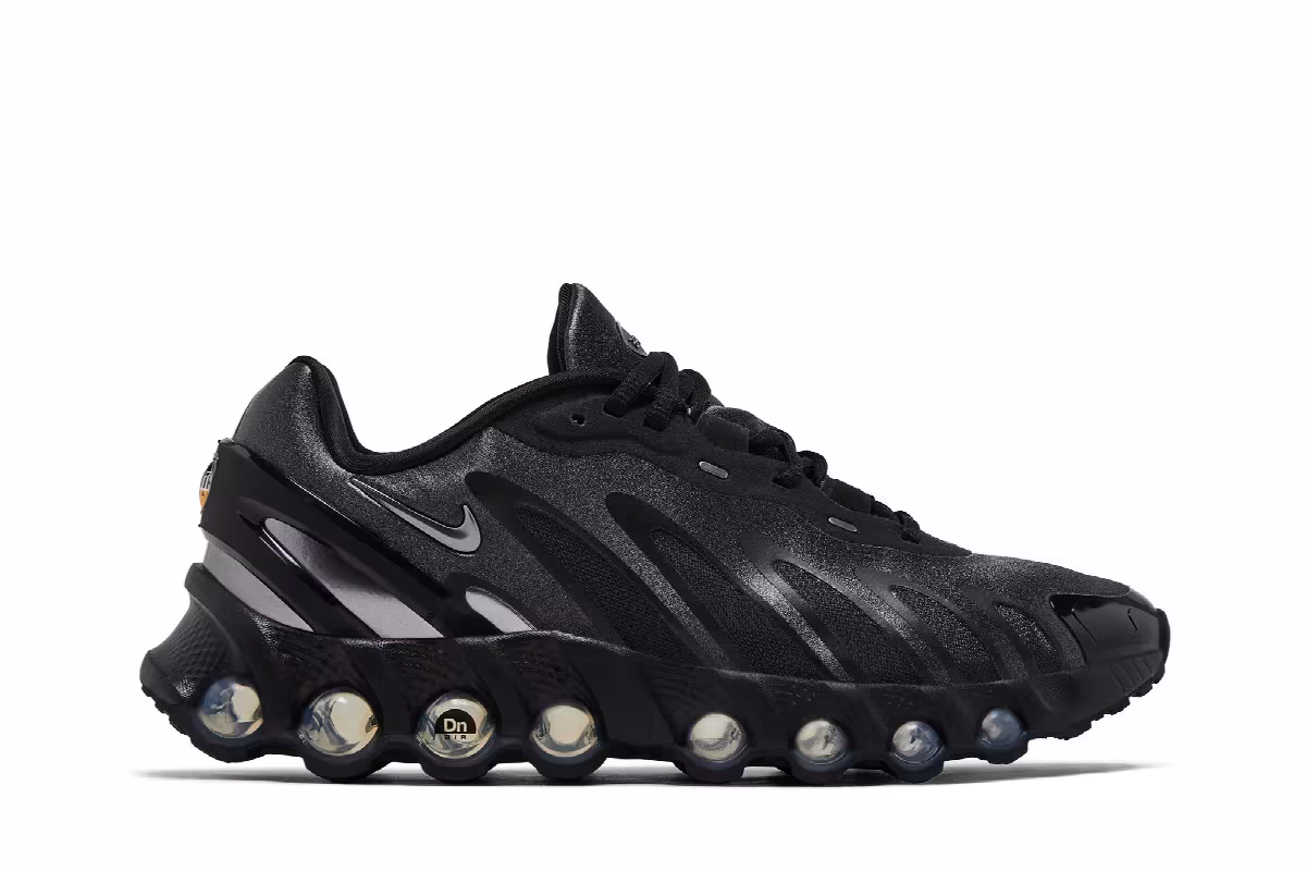 Nike Women's Air Max DN8 Black Metallic Dark Grey, view 2