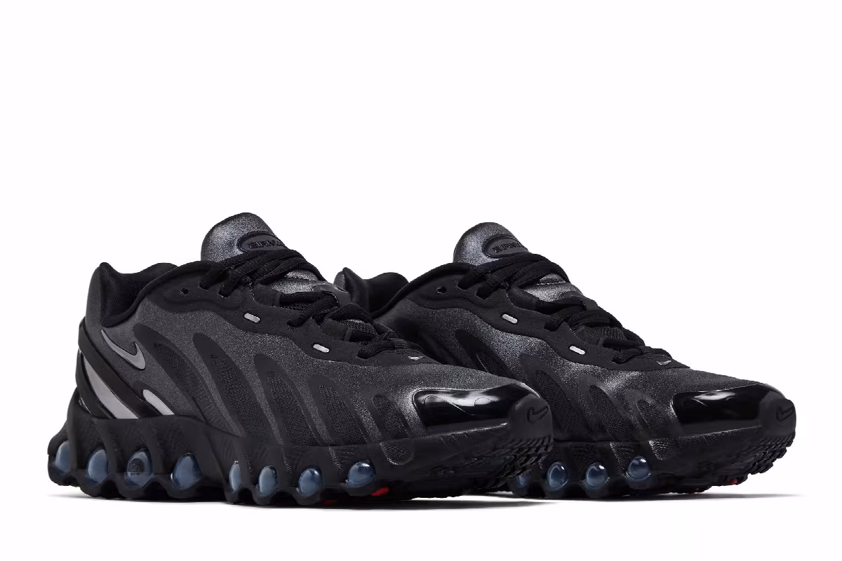 Nike Women's Air Max DN8 Black Metallic Dark Grey, view 9