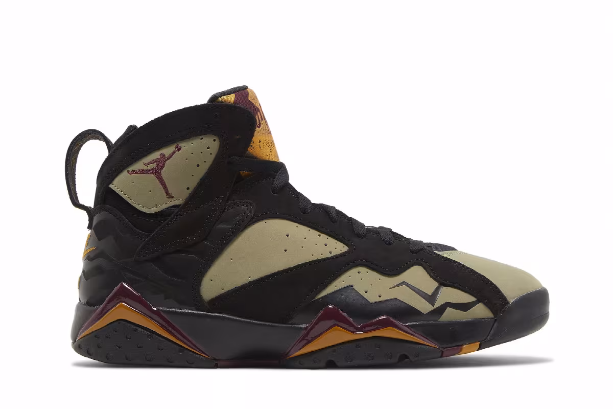 Air Jordan 7 Black Olive, view 2