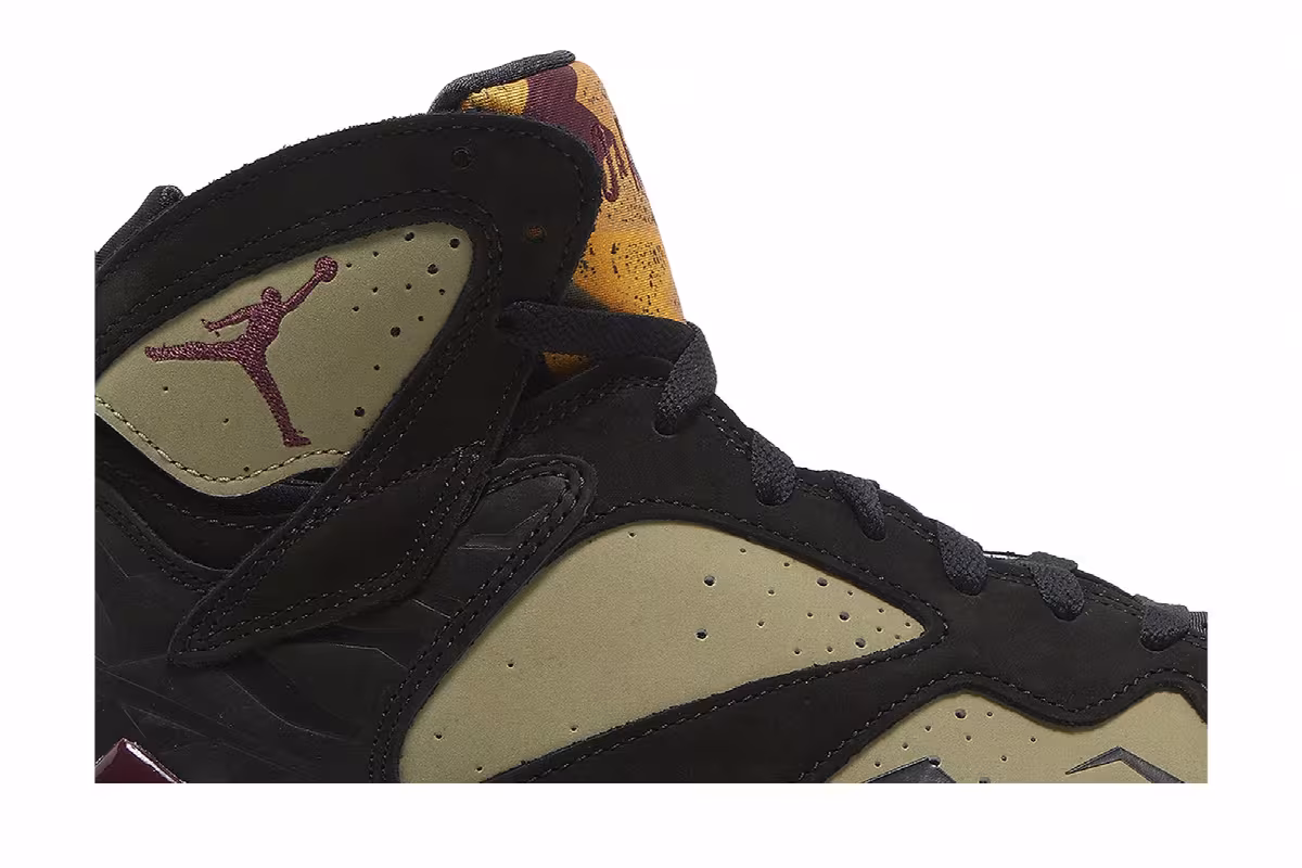 Air Jordan 7 Black Olive, view 3