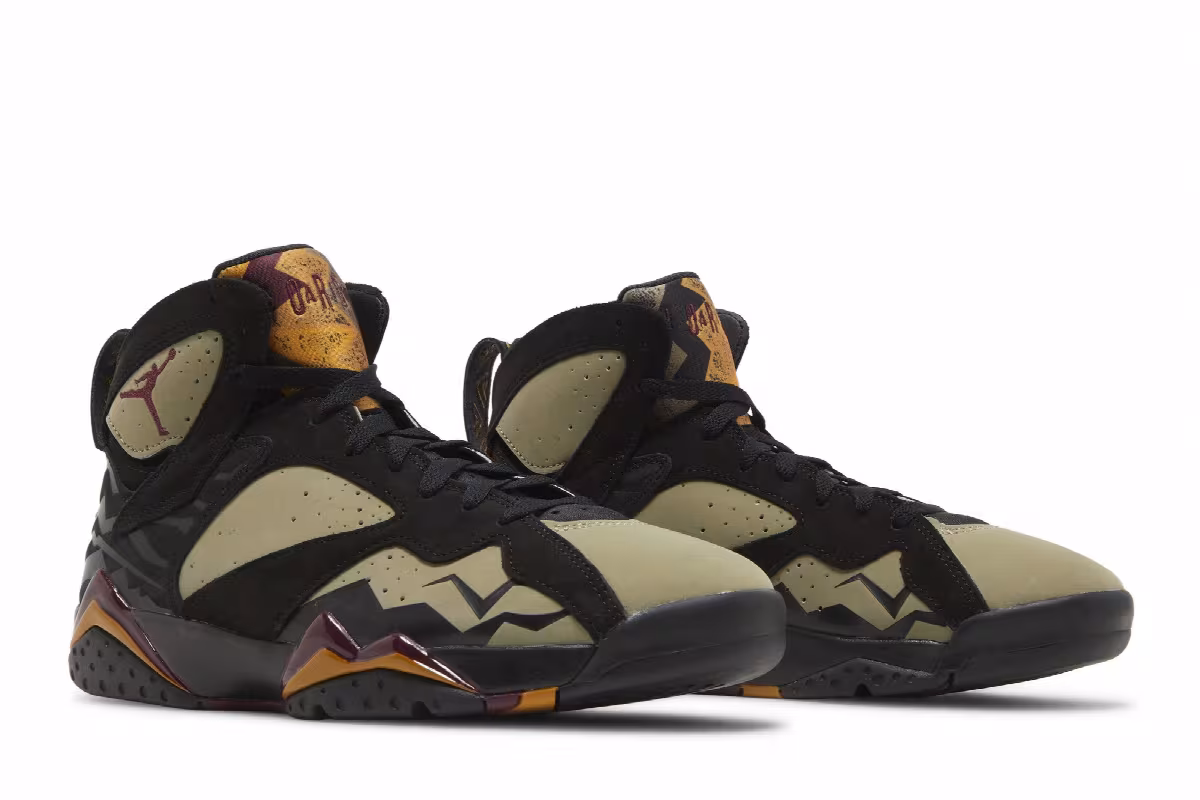 Air Jordan 7 Black Olive, view 9