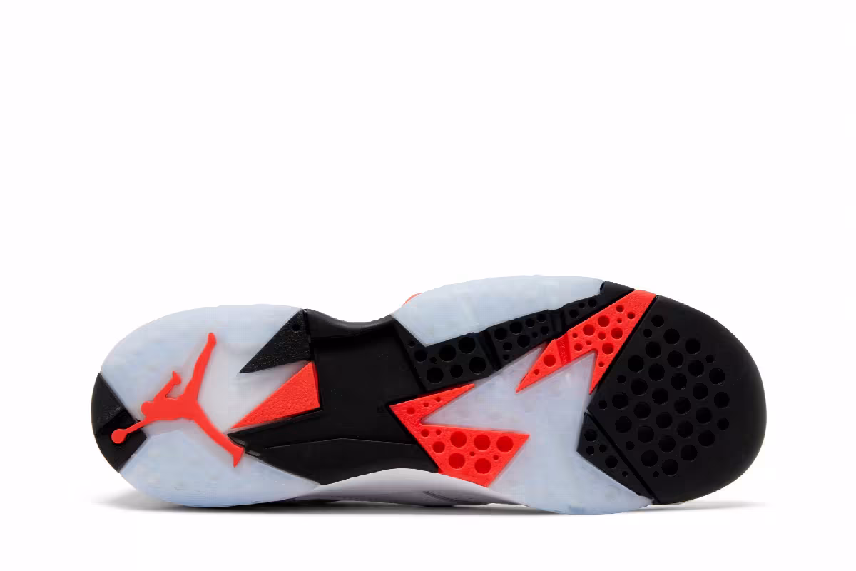 Air Jordan 7 GS White Infrared, view 5