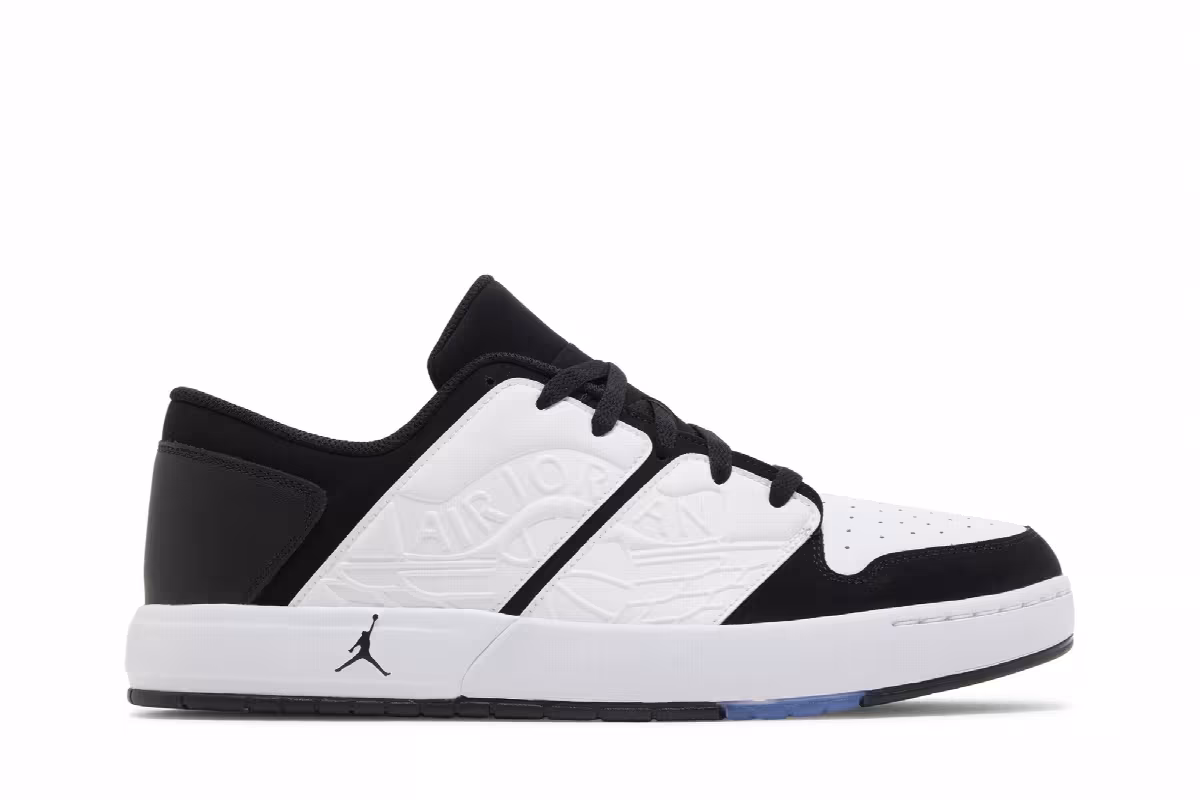 Air Jordan NU 1 Low White Black, view 2