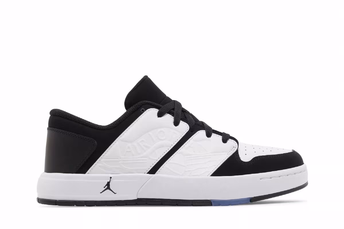 Air Jordan NU 1 Low GS White Black, view 2