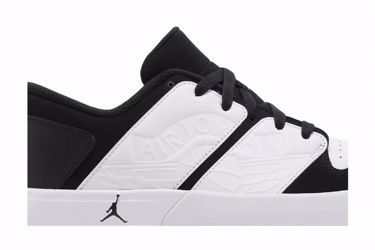 Air Jordan NU 1 Low GS White Black, view 3