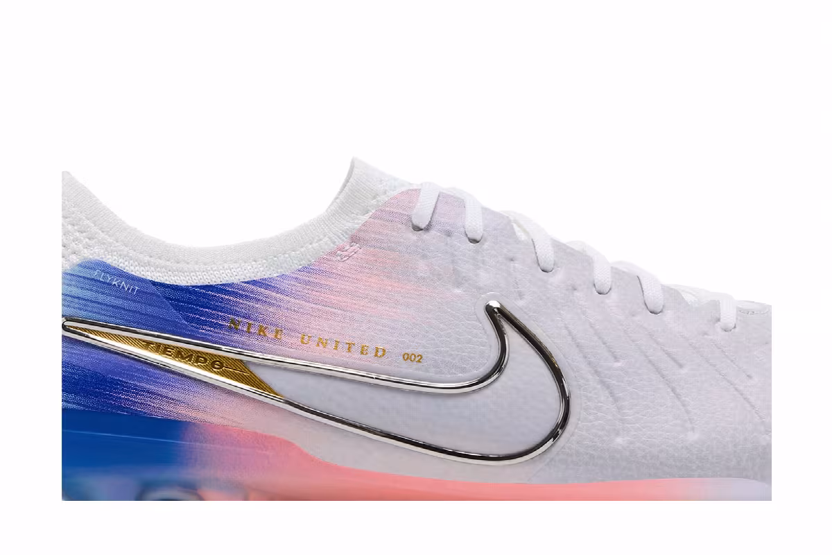 Nike United Tiempo Legend 10 Elite Vast Grey/Racer Blue, view 3