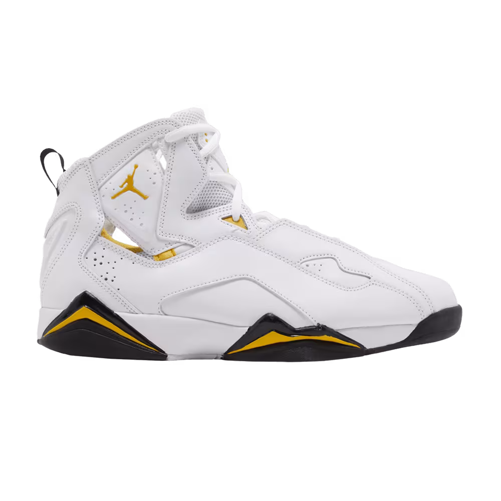 Air Jordan True Flight White Yellow Ochre