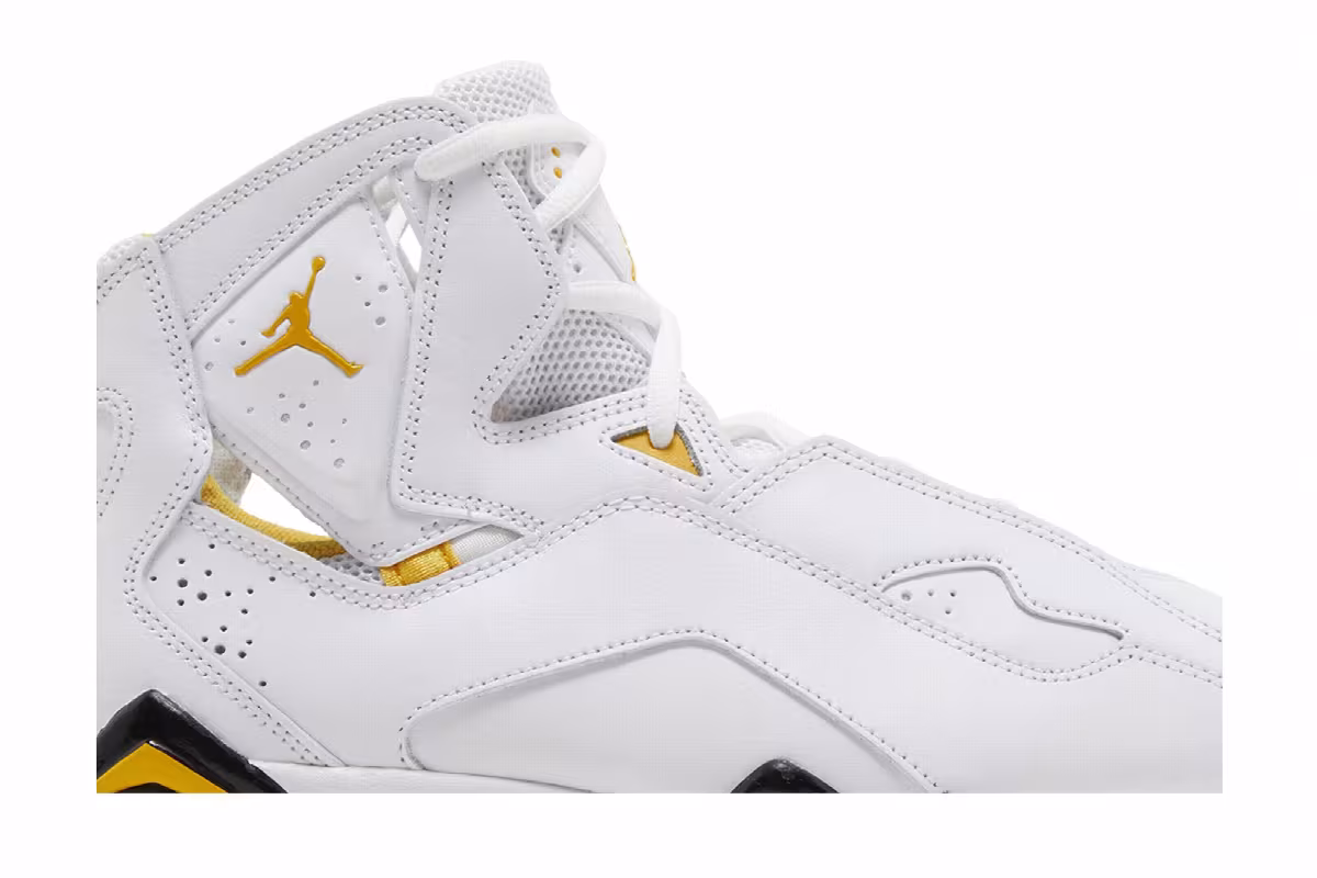 Air Jordan True Flight White Yellow Ochre, view 3
