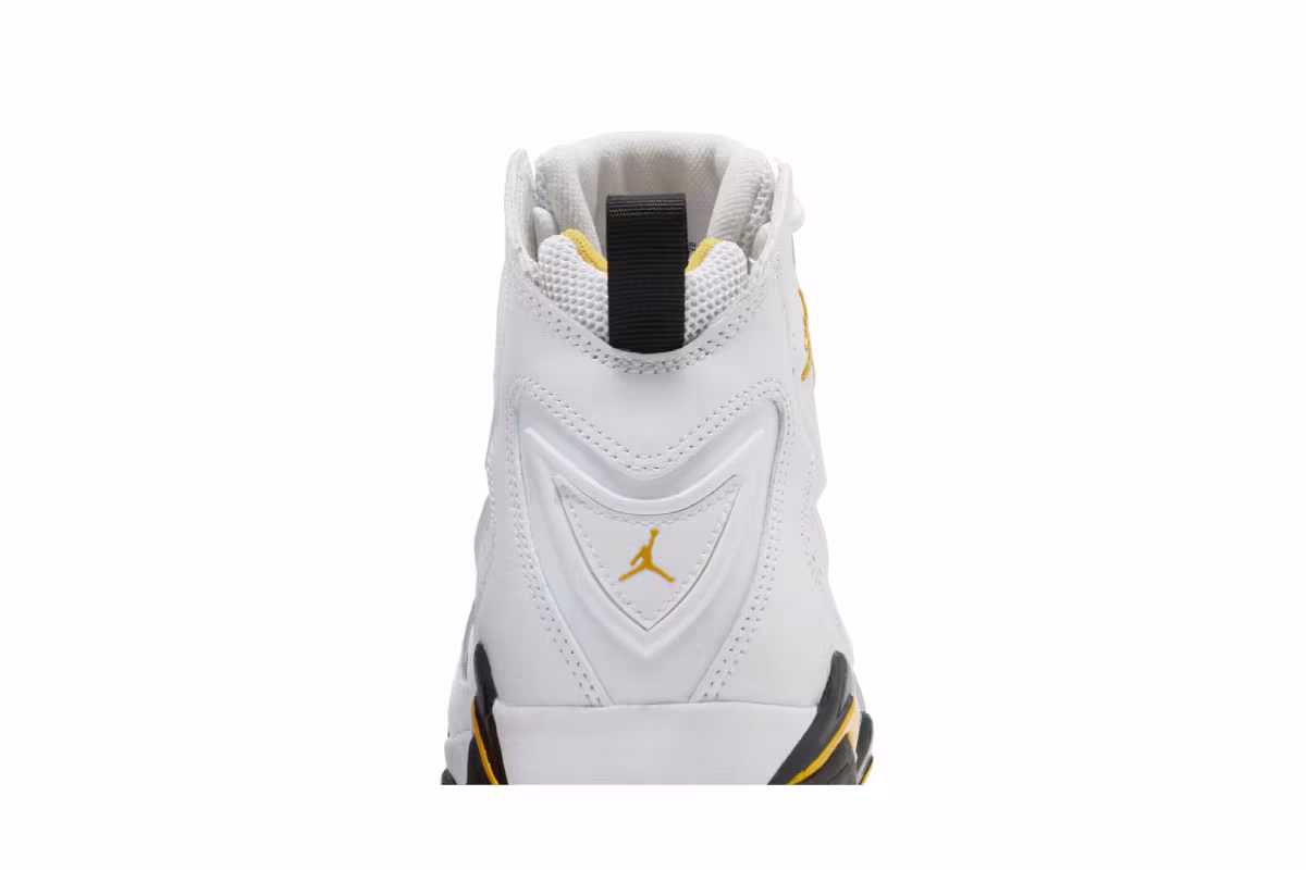 Air Jordan True Flight White Yellow Ochre, view 8