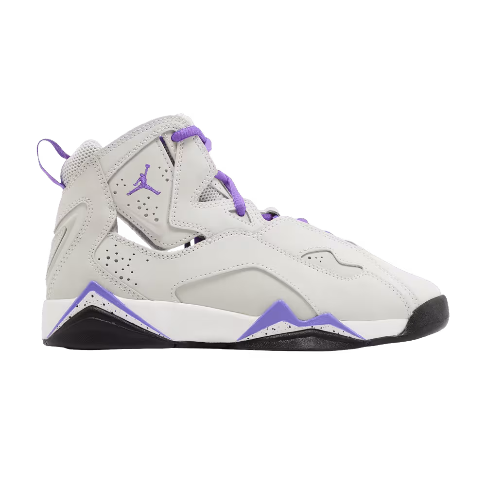 Air Jordan True Flight GS Base Grey Purple Venom
