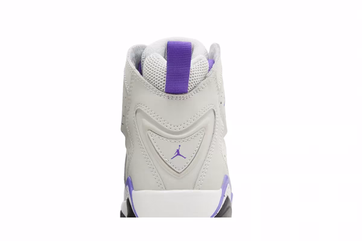 Air Jordan True Flight GS Base Grey Purple Venom, view 8
