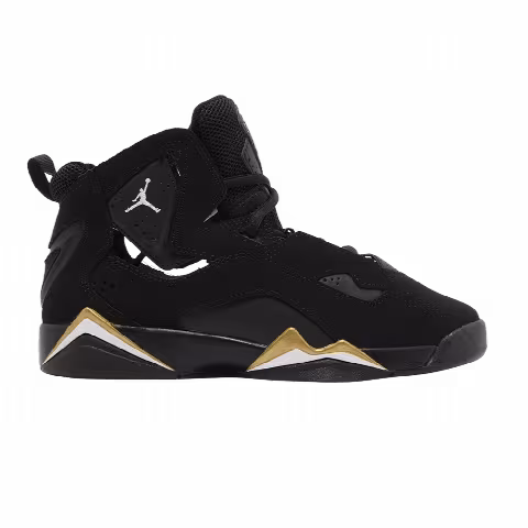 Air Jordan True Flight GS 'Black Metallic Gold' 2023