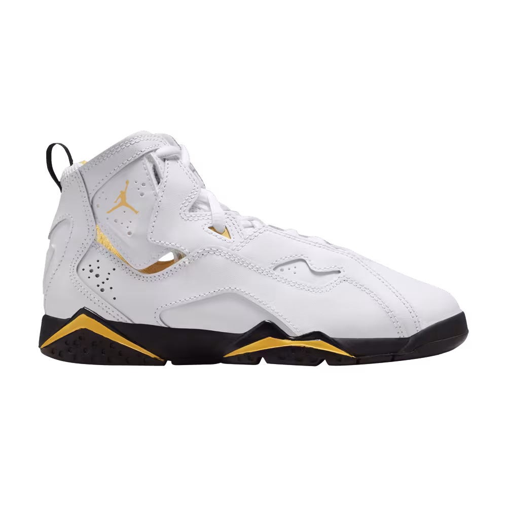 Air Jordan True Flight PS White Yellow Ochre