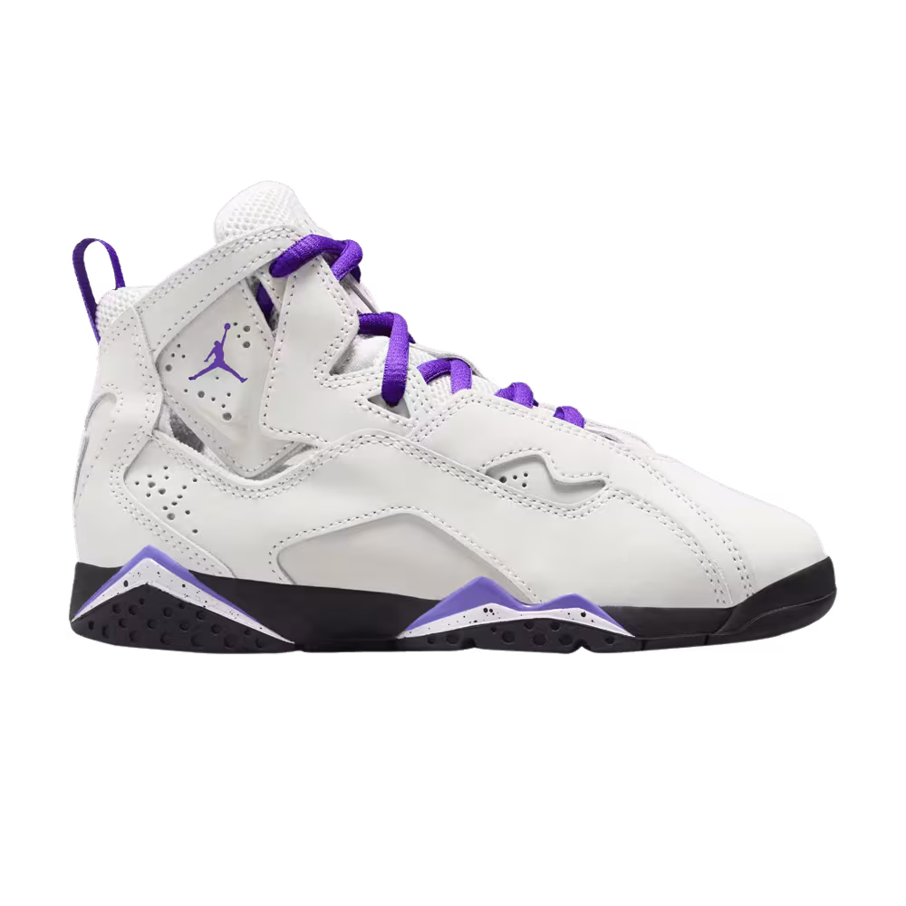 Air Jordan True Flight PS Base Grey Purple Venom