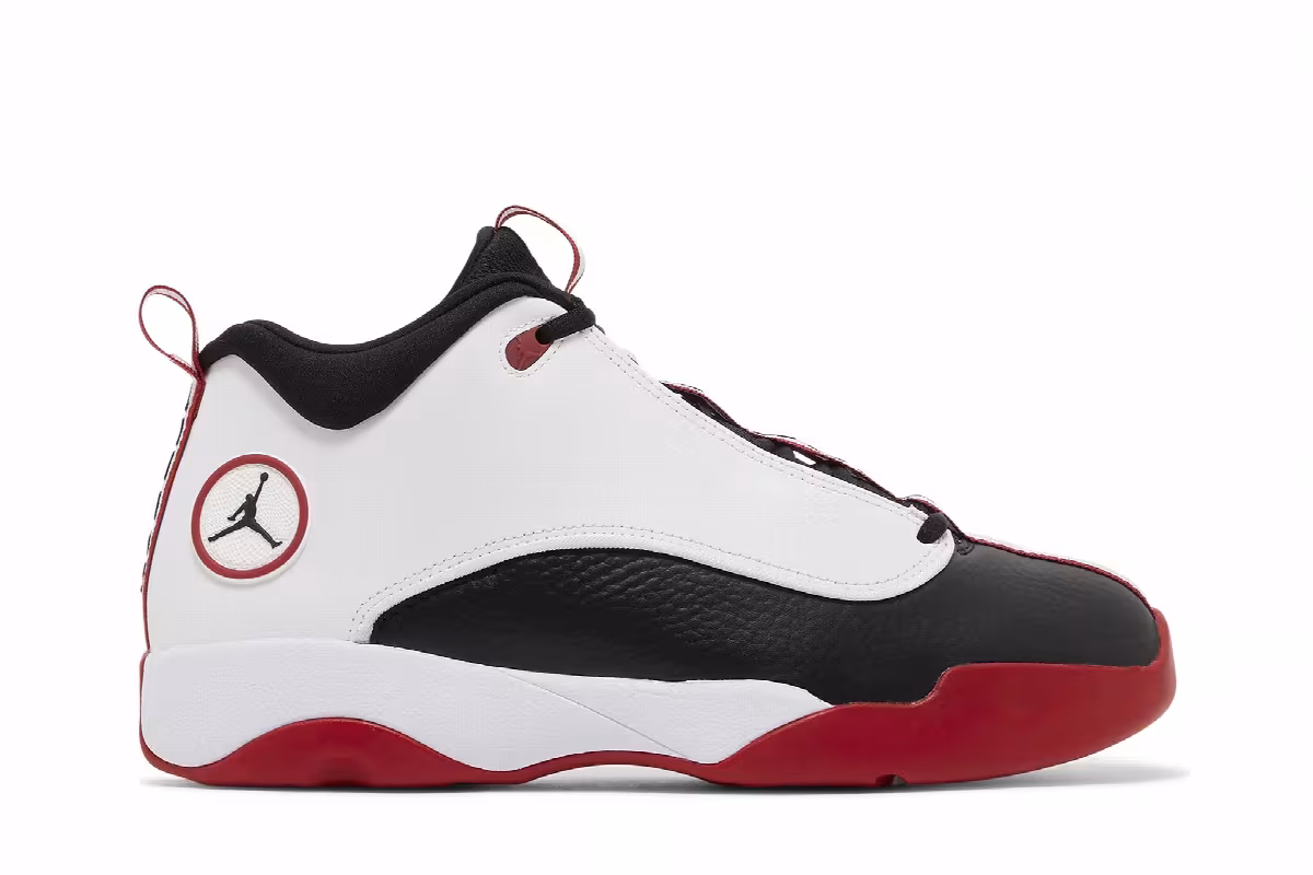 Air Jordan Jumpman Pro Quick White Black Red, view 2