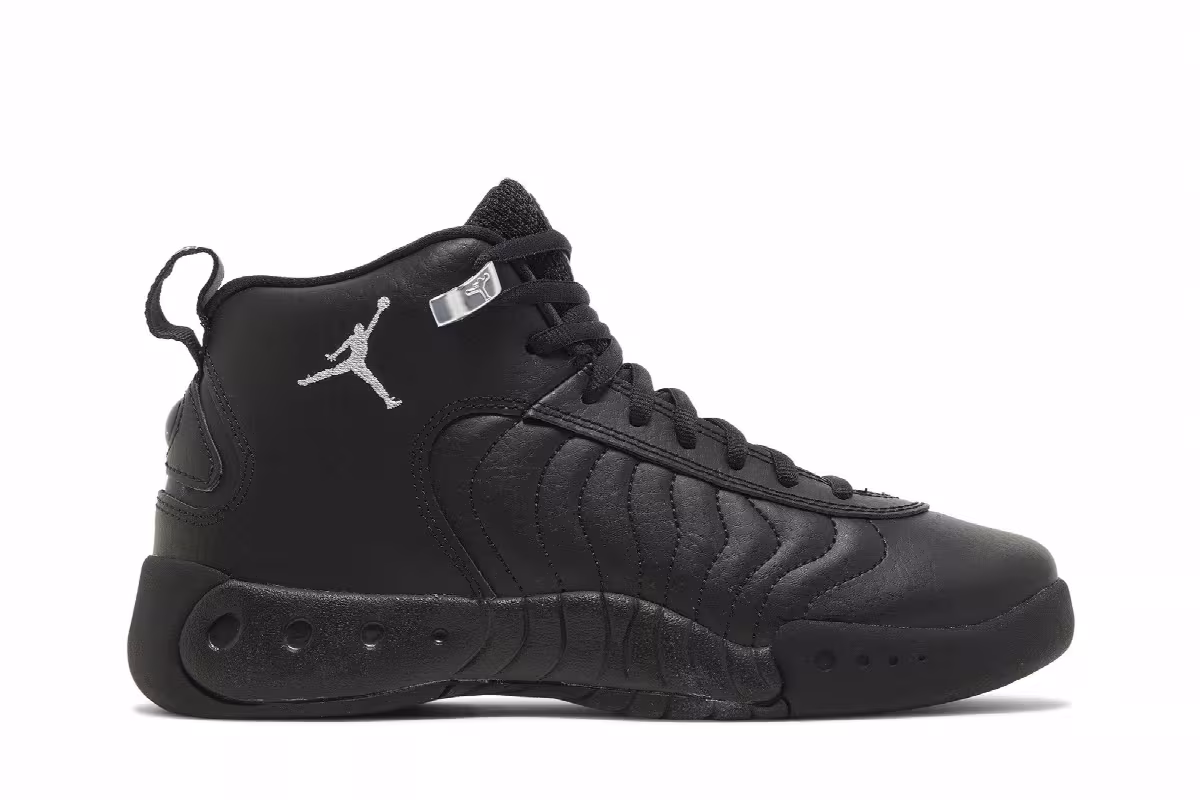 Air Jordan Jumpman Pro GS Black Metallic Silver, view 2