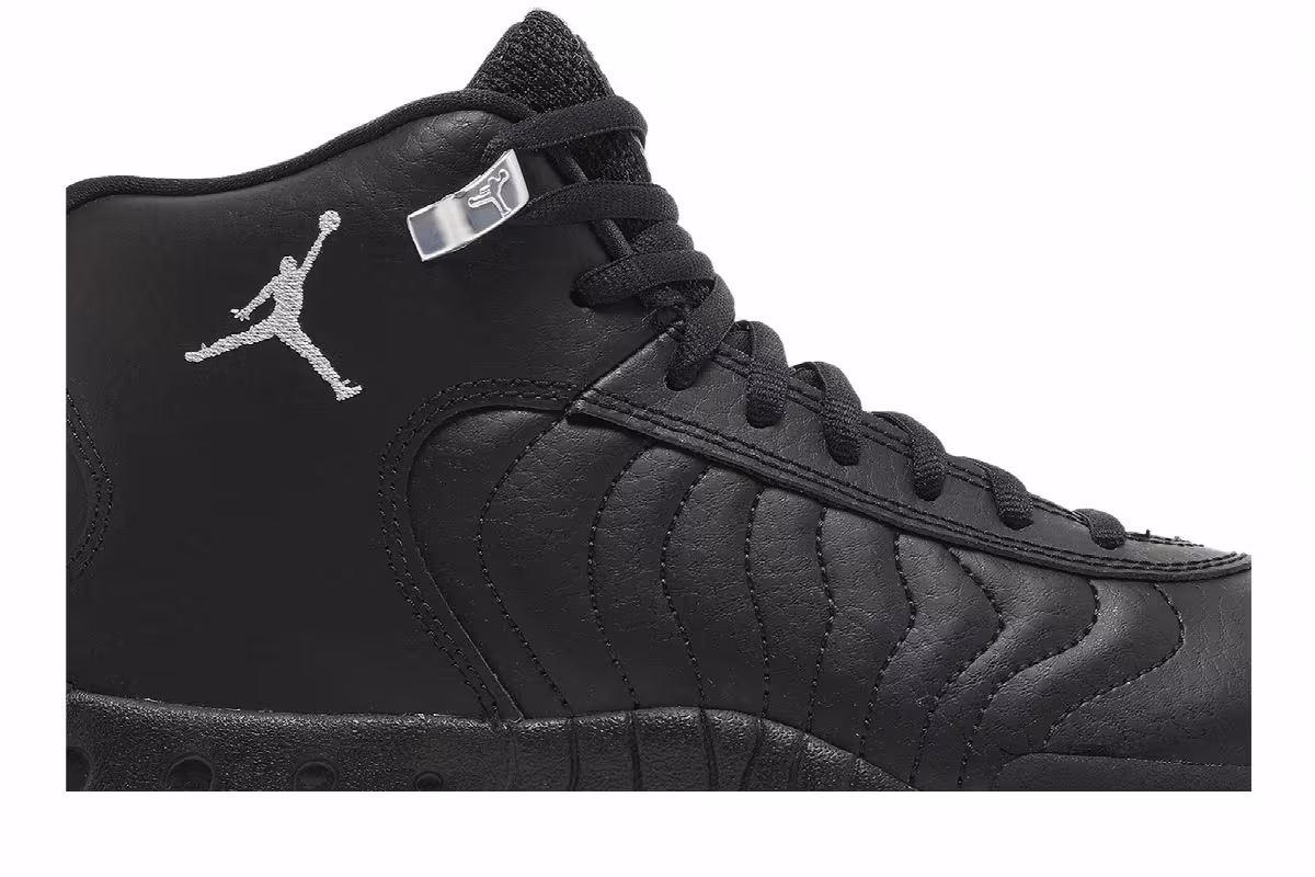 Air Jordan Jumpman Pro GS Black Metallic Silver, view 3