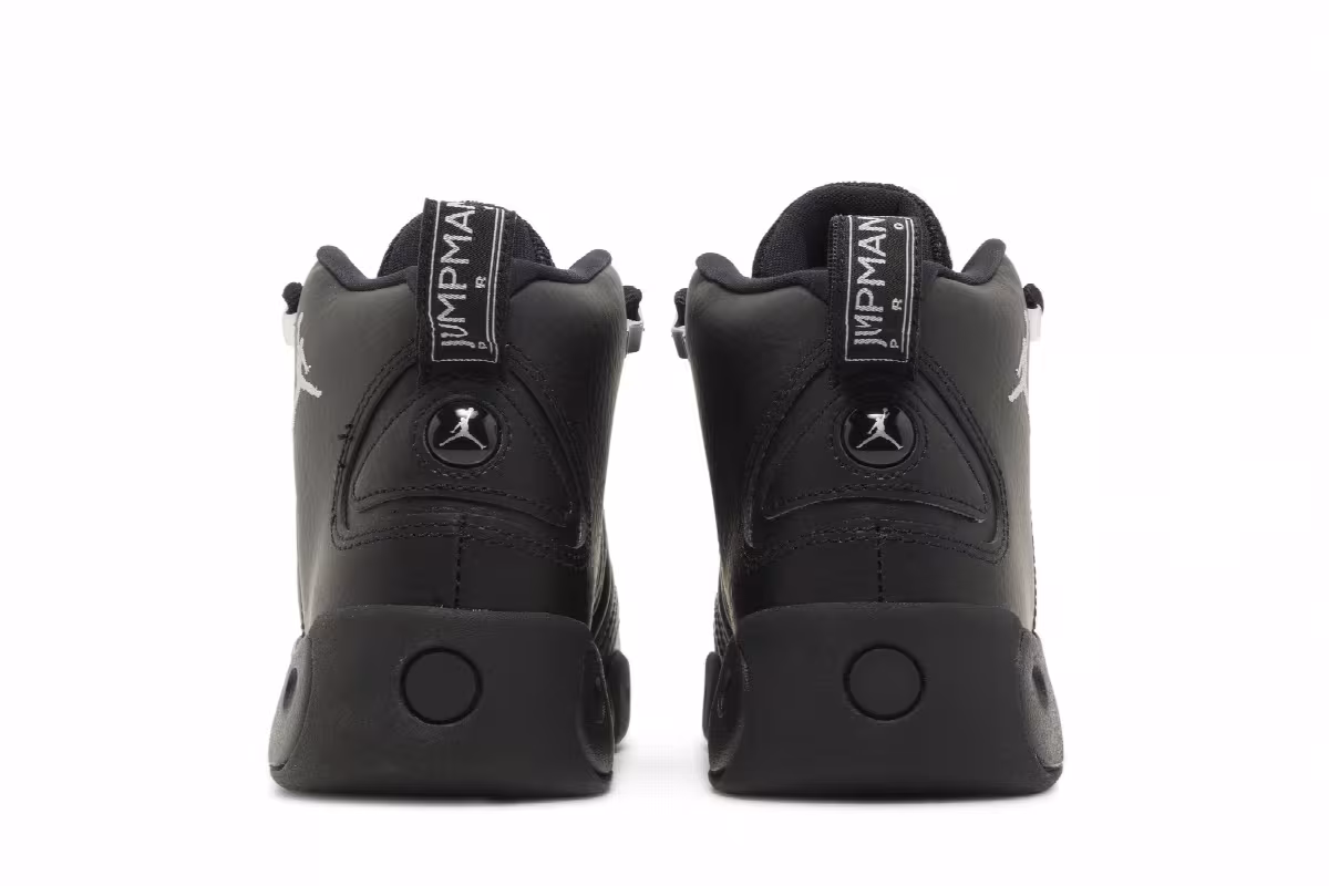Air Jordan Jumpman Pro GS Black Metallic Silver, view 7