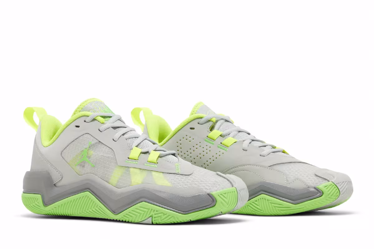 Air Jordan One Take 4 Grey Green Strike, view 9