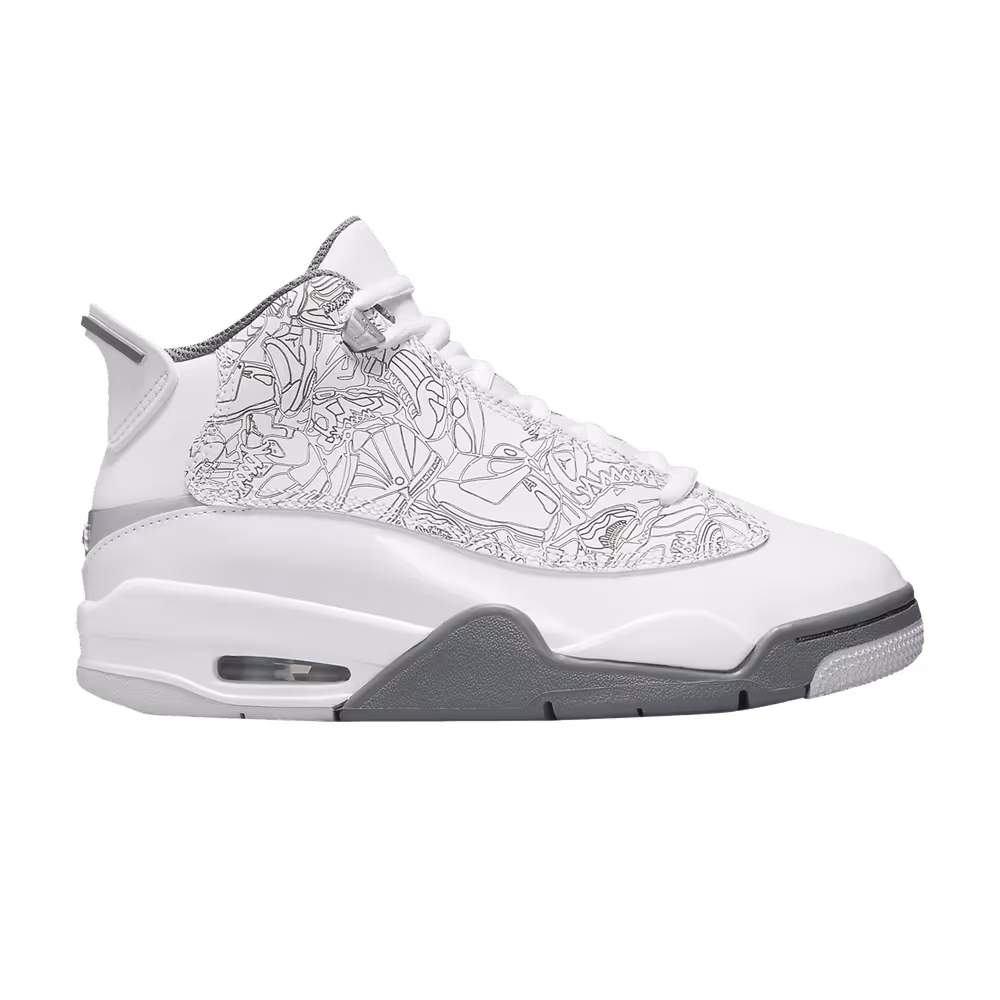 Air Jordan Dub Zero GS White Cool Grey
