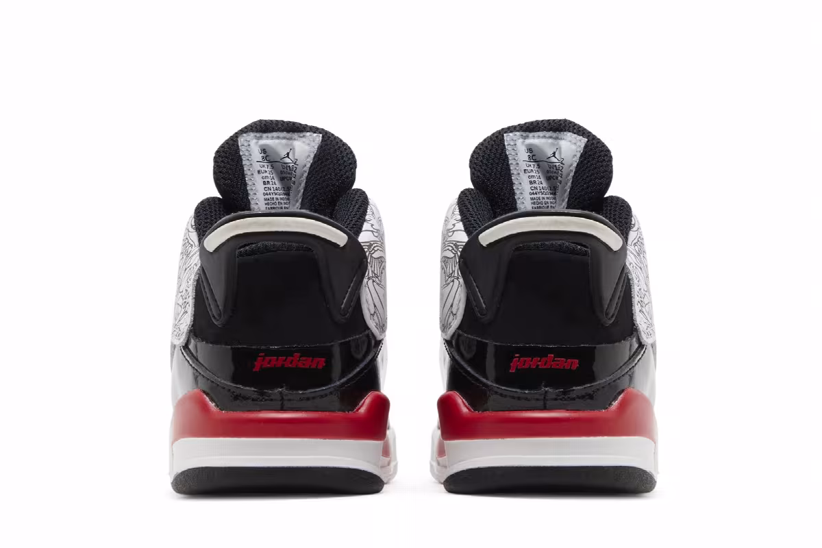 Air Jordan Dub Zero TD Fire Red, view 7