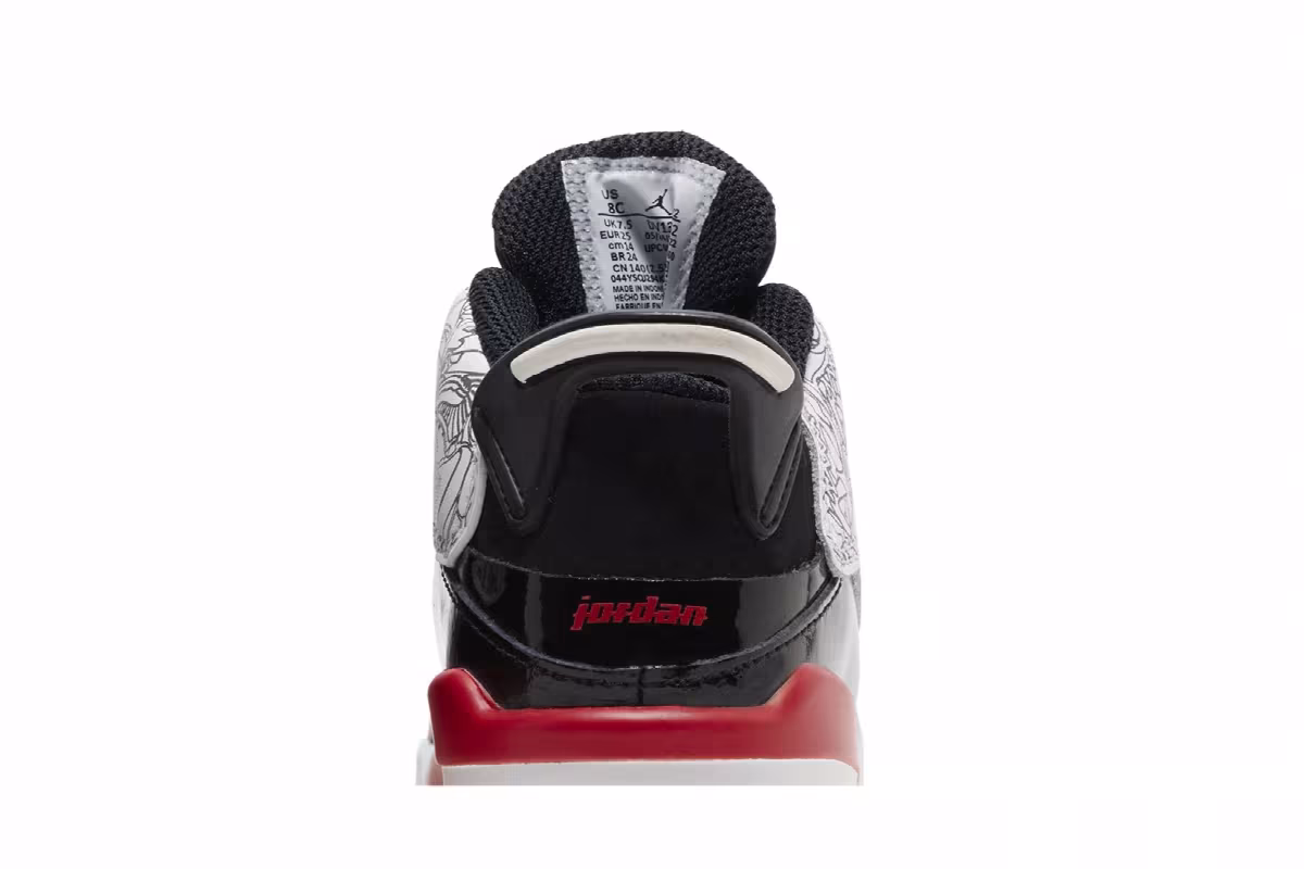 Air Jordan Dub Zero TD Fire Red, view 8