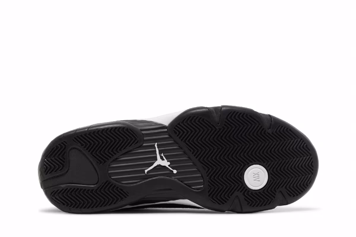 Air Jordan 14 Black White, view 5