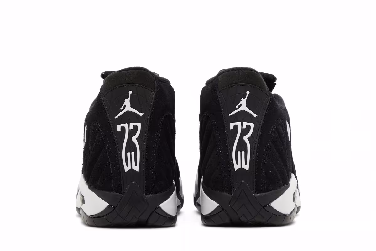 Air Jordan 14 Black White, view 7