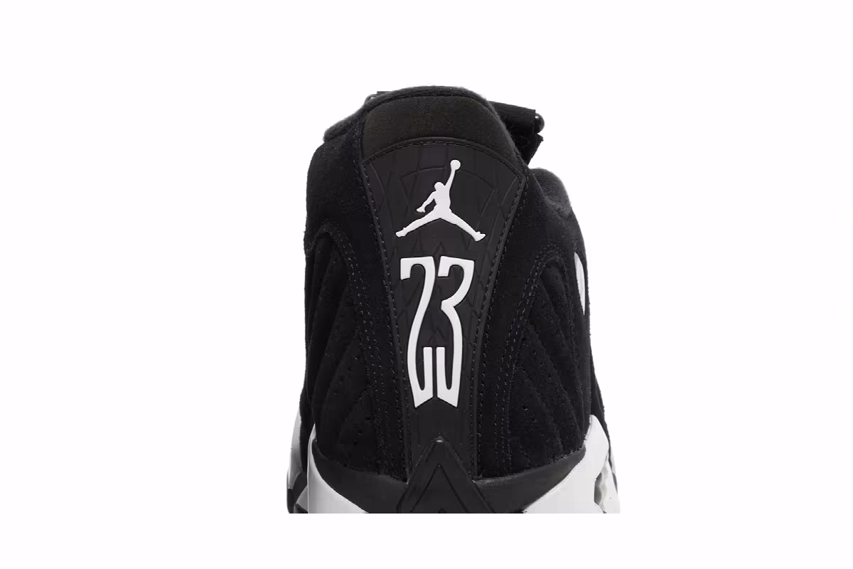 Air Jordan 14 Black White, view 8