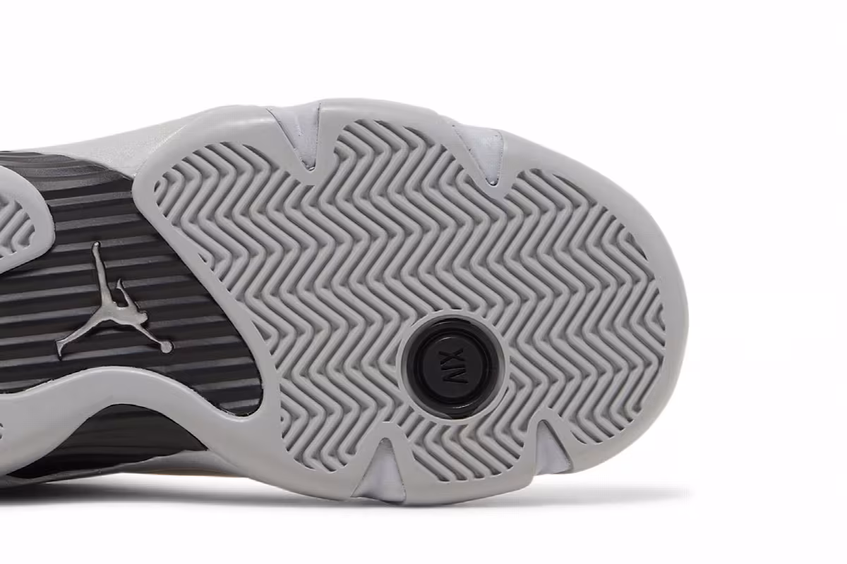 Women's Air Jordan 14 Low Metallic Silver, view 6