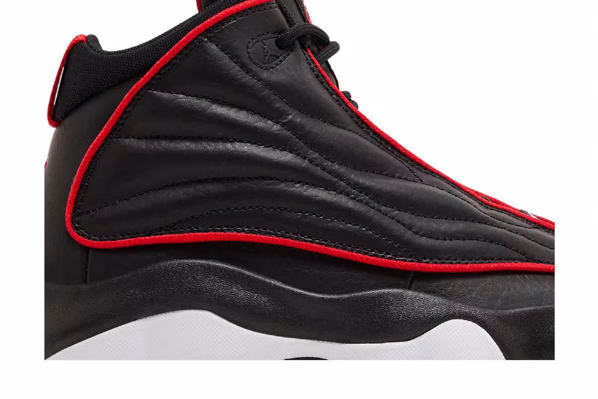 Air Jordan Pro Strong GS Black University Red, view 3