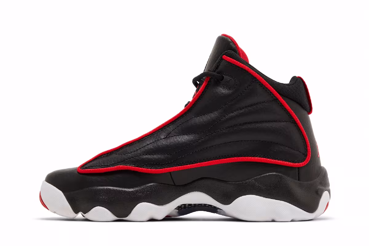 Air Jordan Pro Strong GS Black University Red, view 4