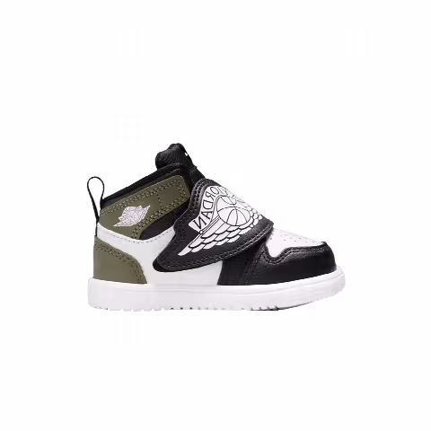 Air Jordan Sky Jordan 1 TD 'Black Toe Medium Olive'