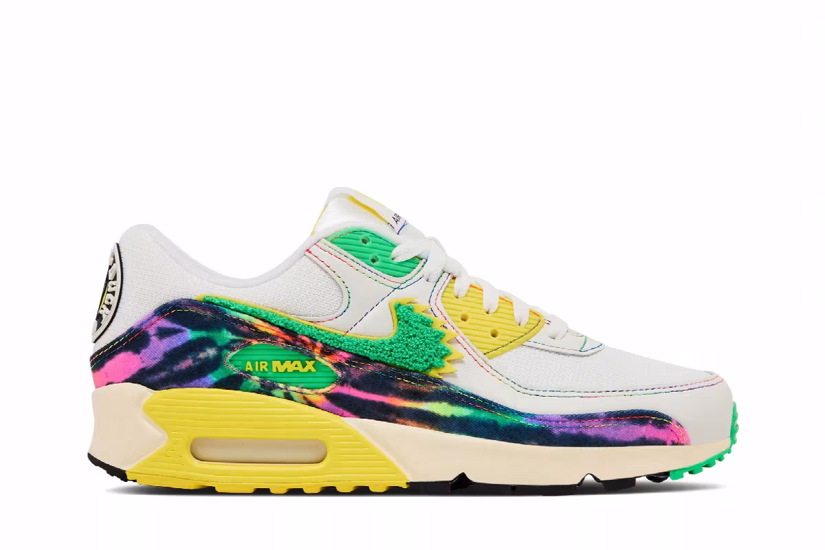Grateful Dead x University Of Oregon x Nike Air Max 90 Grateful Ducks, view 2